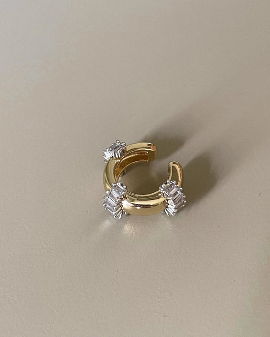 Baget Taşlı Çelik Earcuff