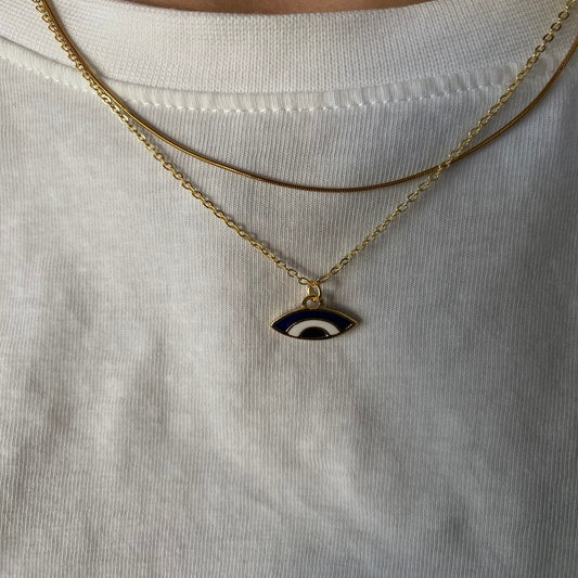 Minimal Göz Kolye