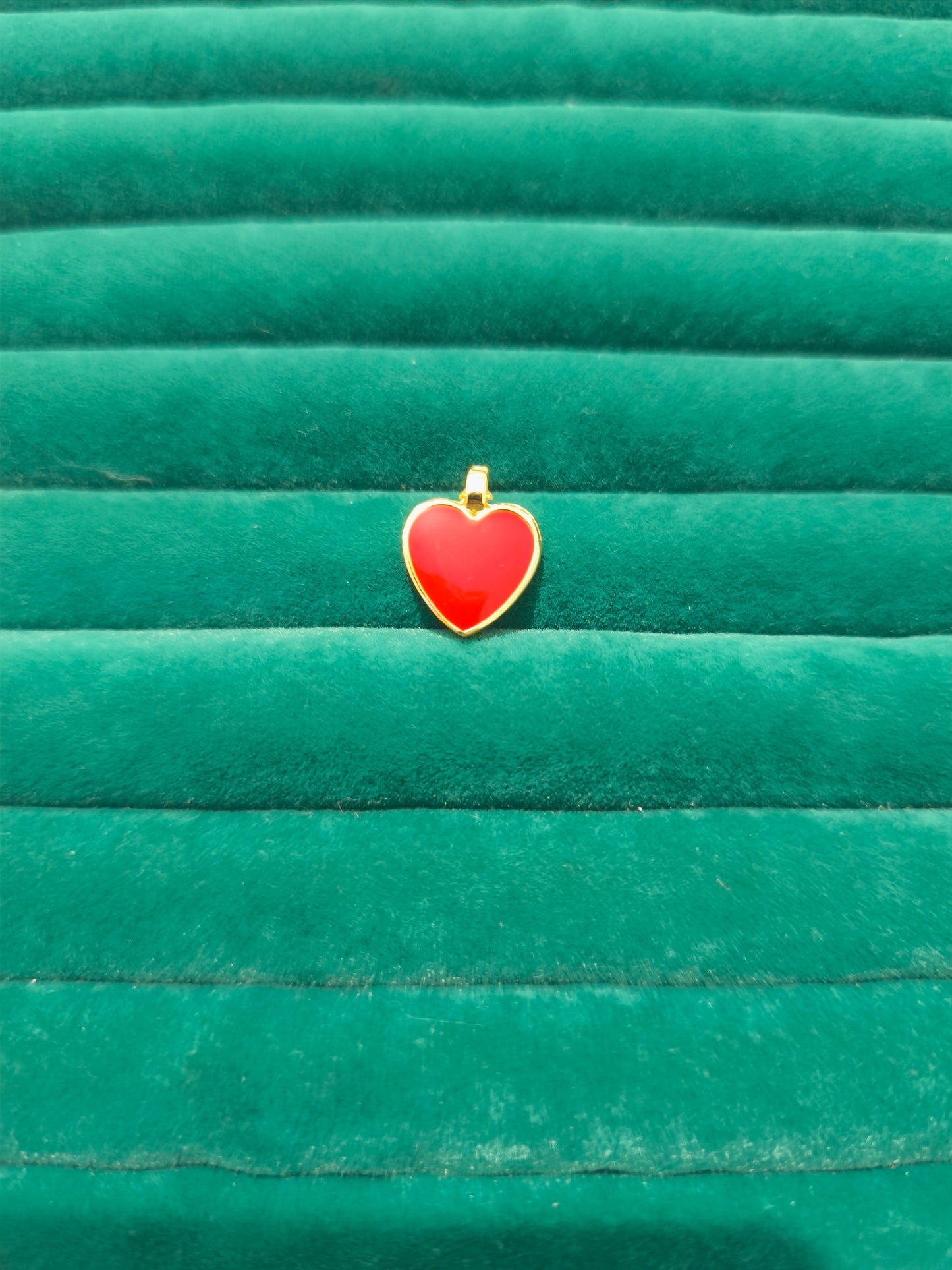 Kırmızı Kalp Charm