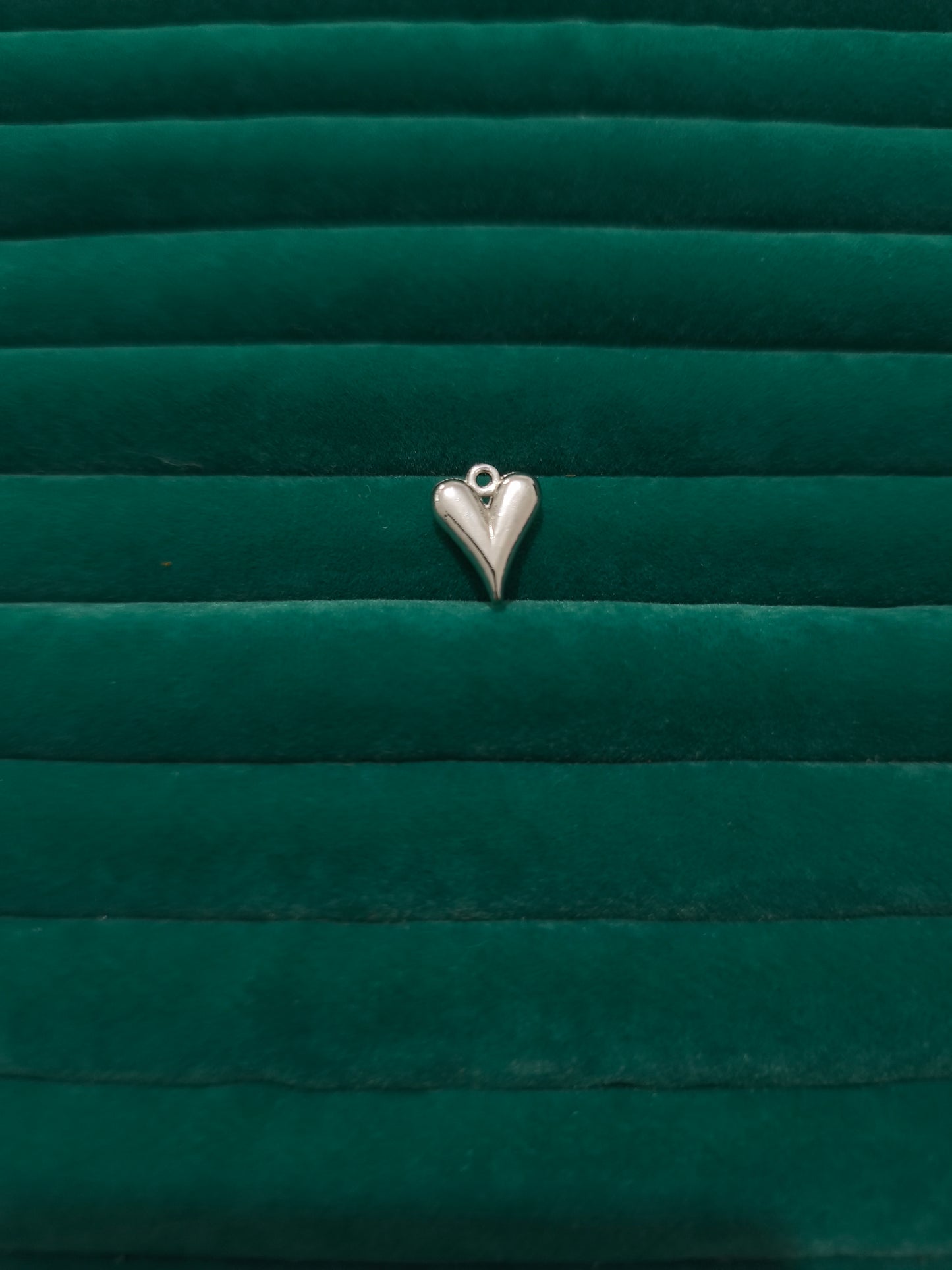 Silver İkiz Kalp Charm