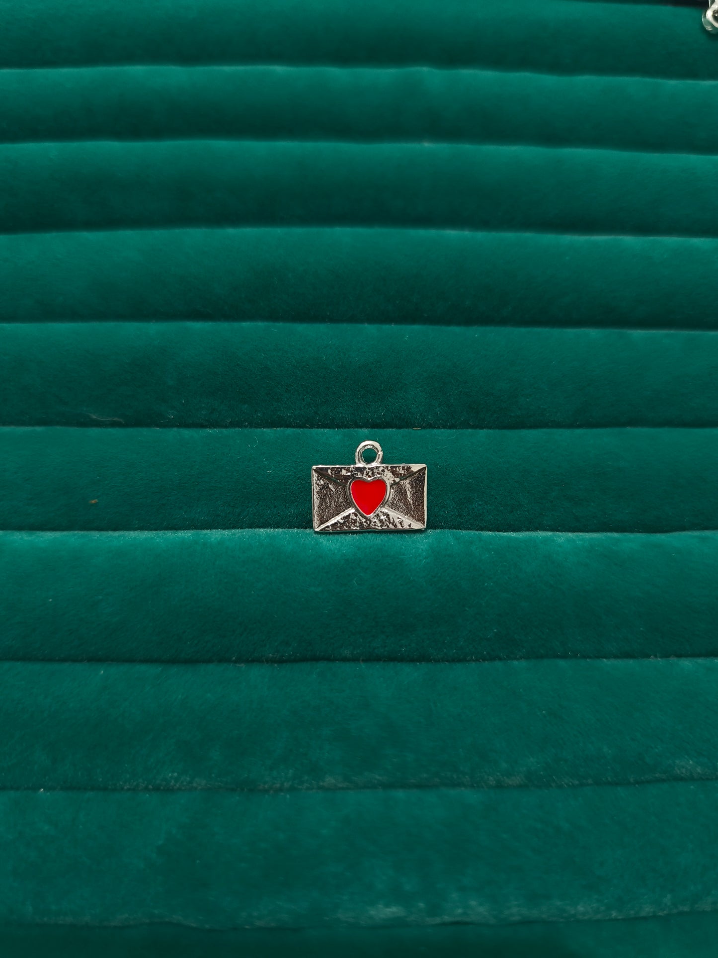 Silver Aşk Mektubu Charm