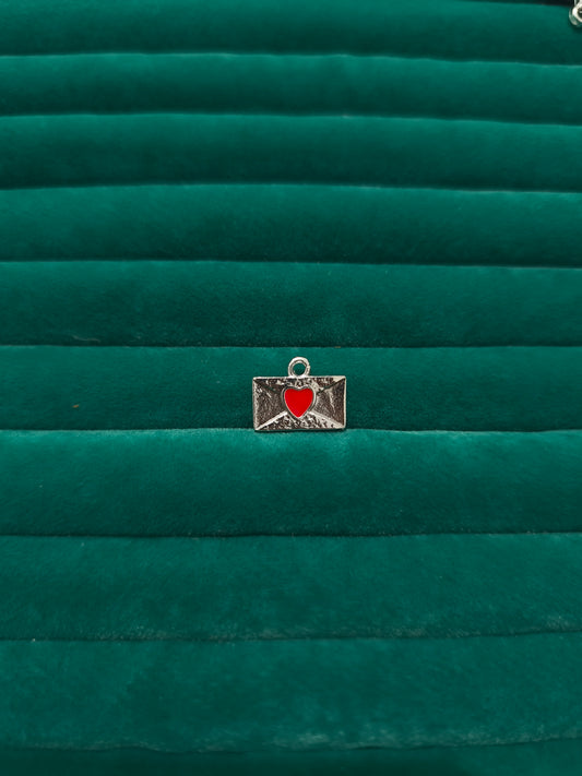 Silver Aşk Mektubu Charm
