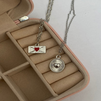 Aşk Mektubu Kolye Set