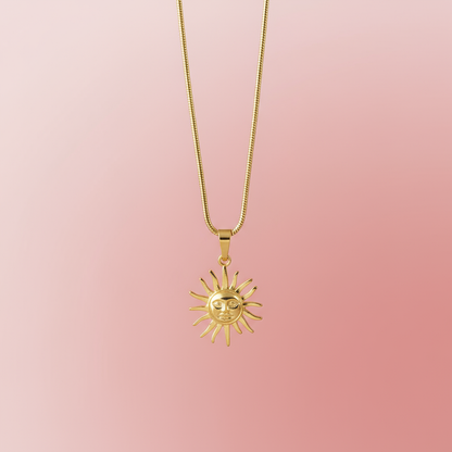 Ufak Boy Güneş Çelik Kolye