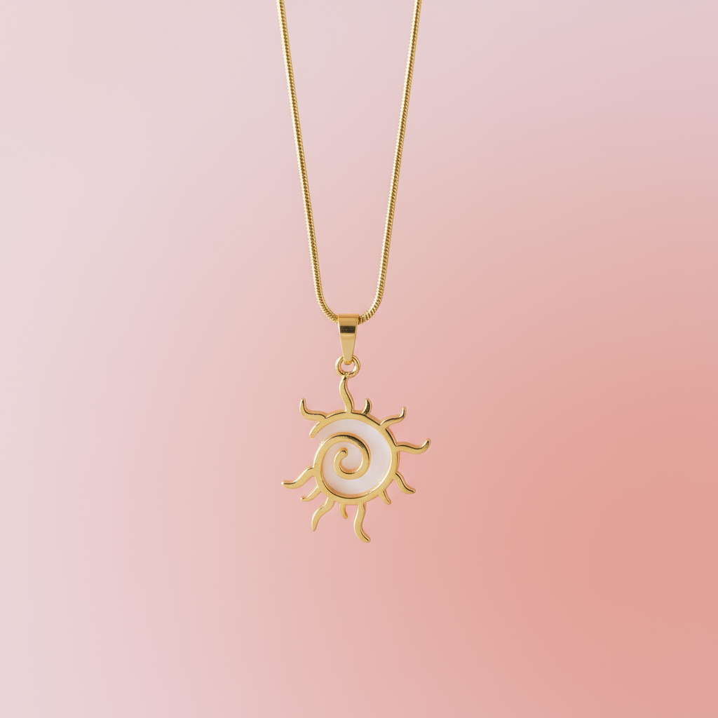 Minimal Güneş Kolye