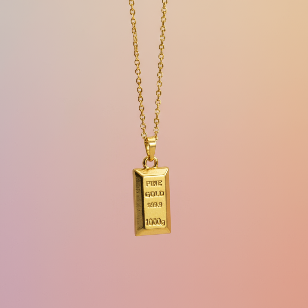 Külçe Altın Kolye