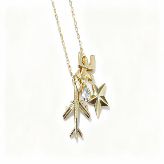 Harfli Charm Kolye