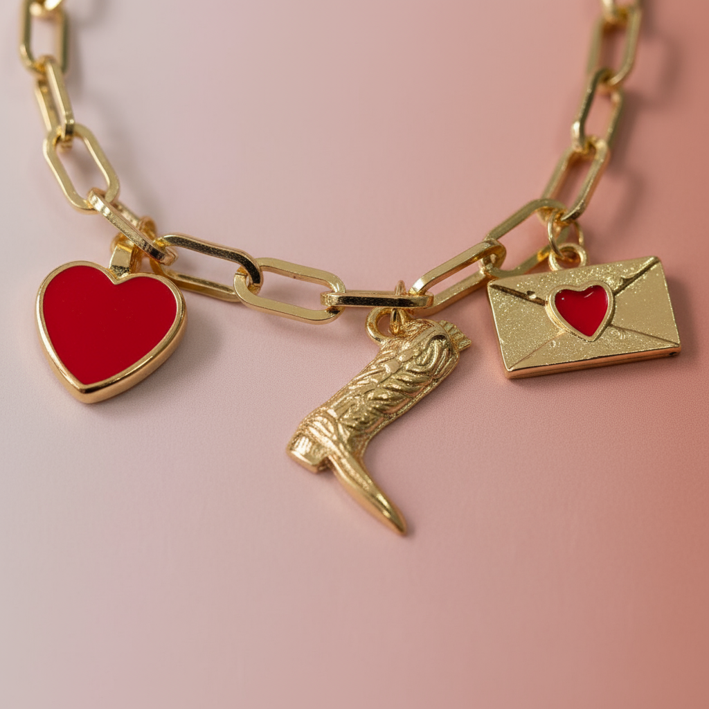 Çizme Love Charm Bileklik