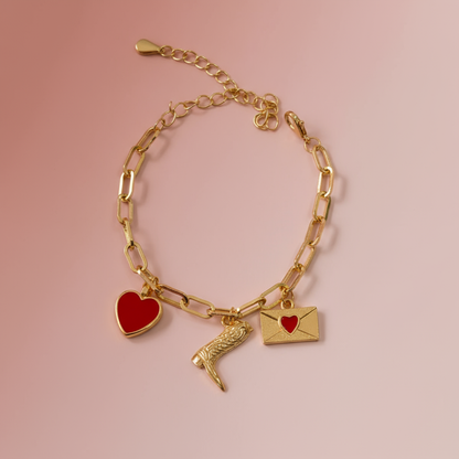 Çizme Love Charm Bileklik