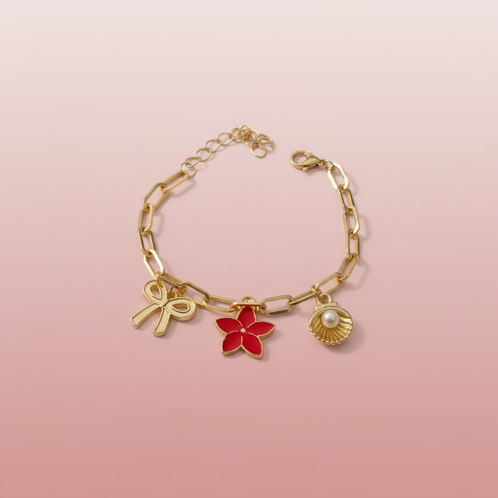 Çiçek Charm Bileklik