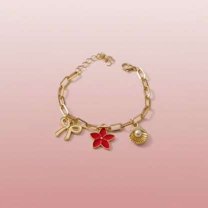 Çiçek Charm Bileklik