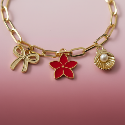 Çiçek Charm Bileklik