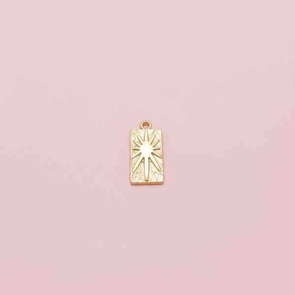 Kutup Yıldızı Plaka Charm - İrva Collection