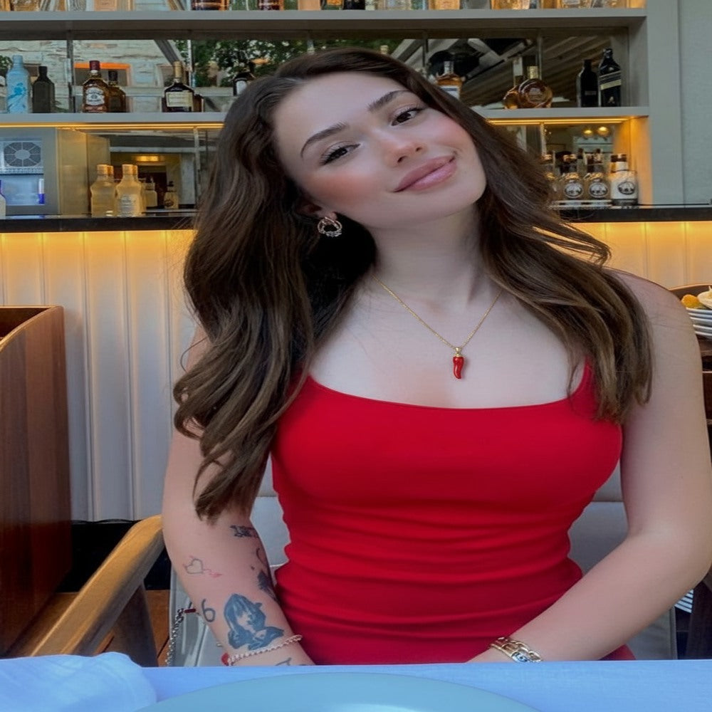 Viral Çelik Biber Kolye