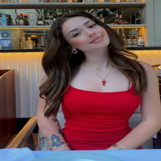 Viral Çelik Biber Kolye