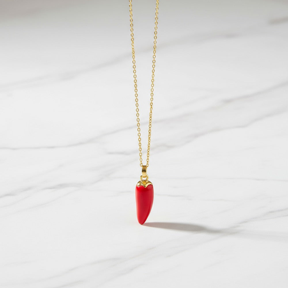 Viral Çelik Biber Kolye