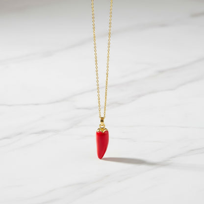 Viral Çelik Biber Kolye