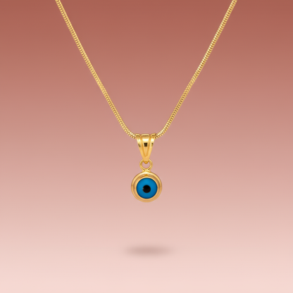 Minimal Nazar Boncuklu Kolye