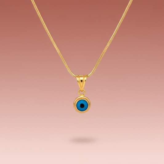 Minimal Nazar Boncuklu Kolye