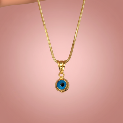 Minimal Nazar Boncuklu Kolye