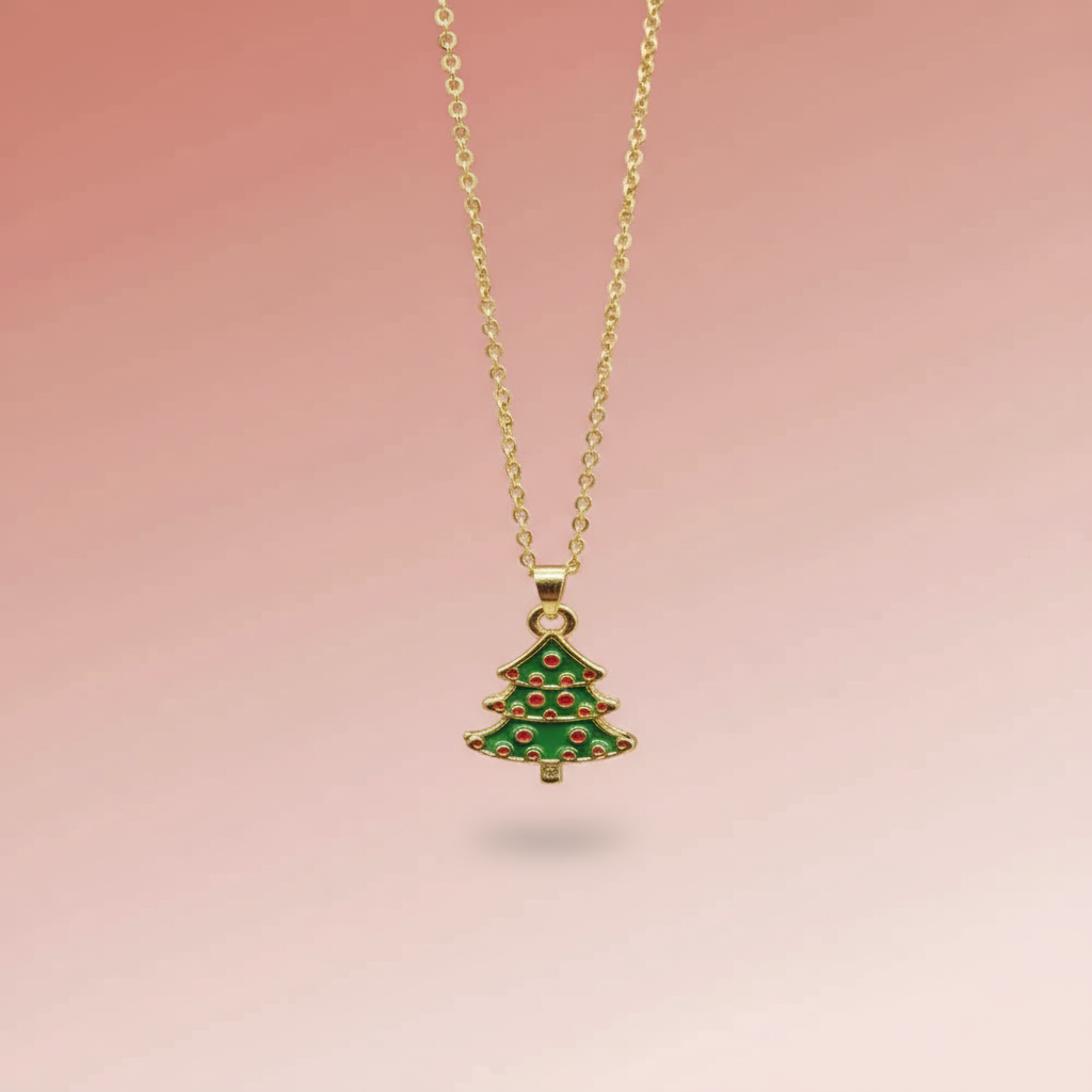 Çam Ağacı Kolye - Yılbaşına Özel