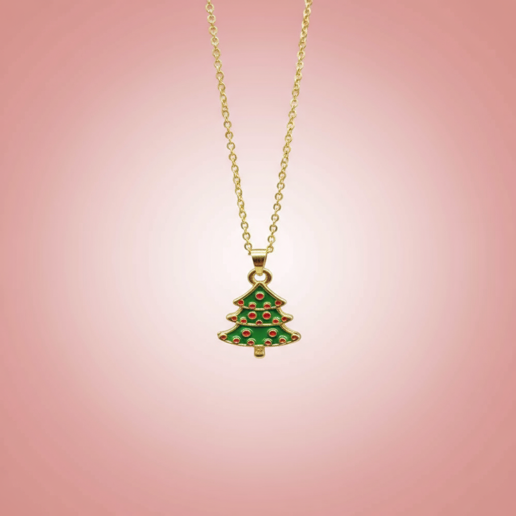 Çam Ağacı Kolye - Yılbaşına Özel