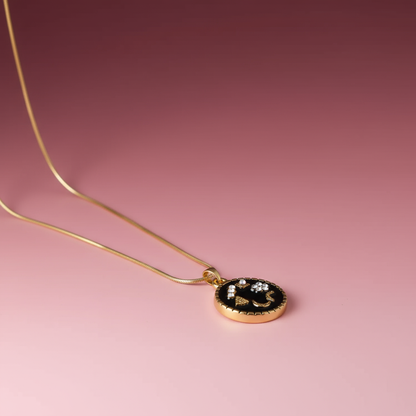 Zirkon Taşlı Tarot Kolye