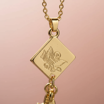 Çelik Pasaport Charm Kolye