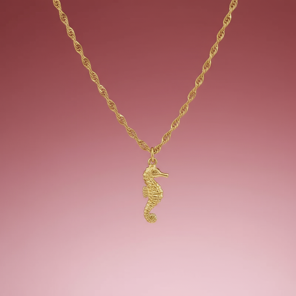 Deniz Atı Singapur Zincir Kolye