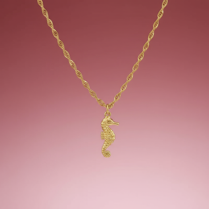 Deniz Atı Singapur Zincir Kolye