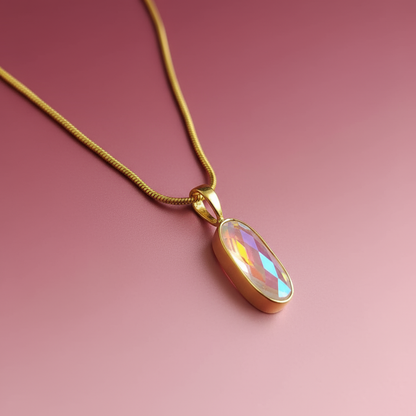 Parlak Taşlı Kolye