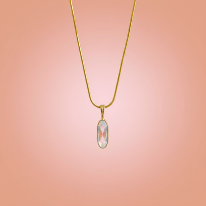 Parlak Taşlı Kolye