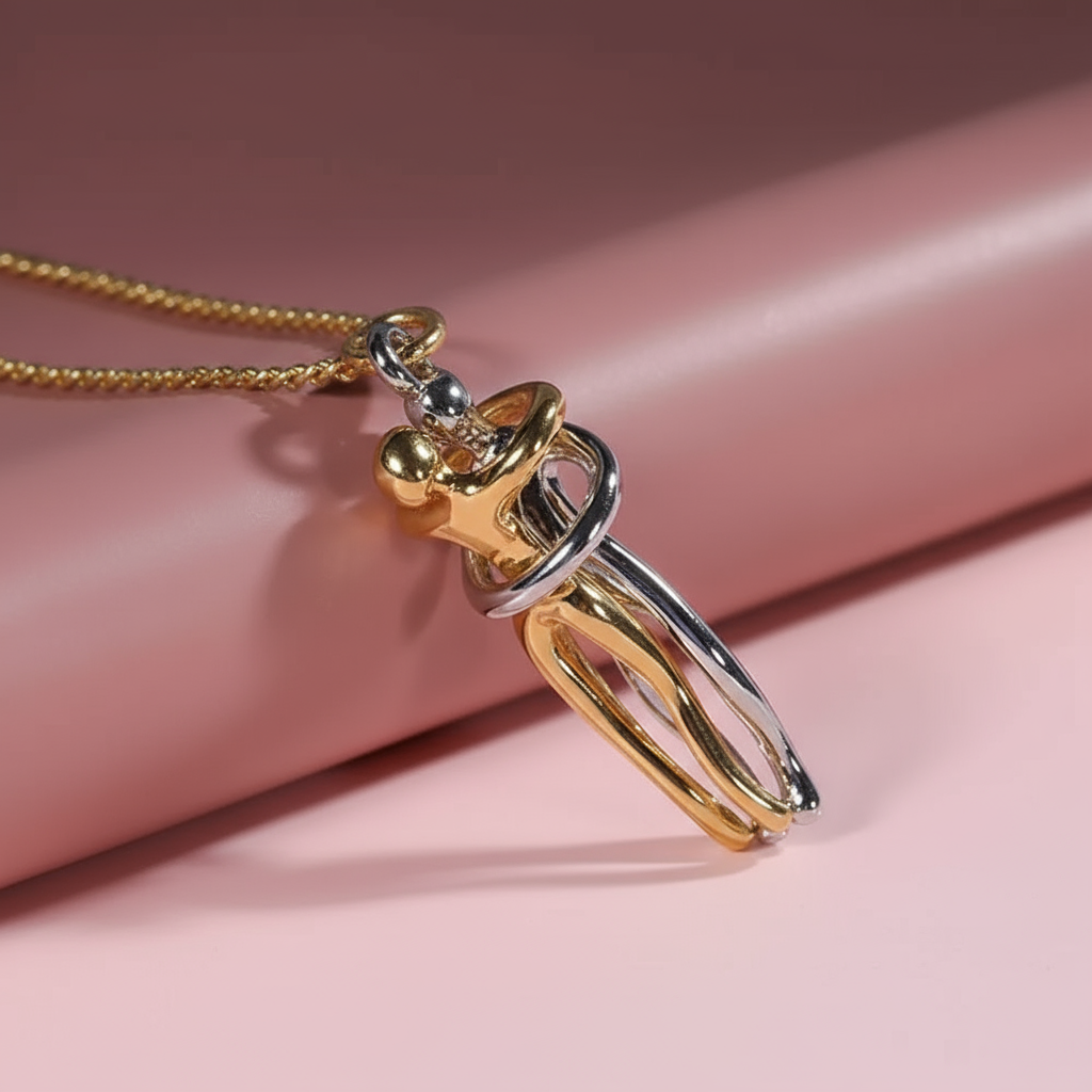 Çelik Sevgili Kolyesi