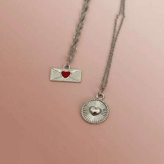Aşk Mektubu Kolye Set