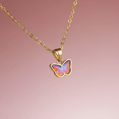 Minimal Kelebek Kolye