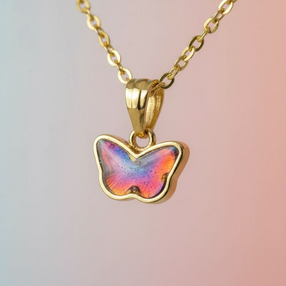 Minimal Kelebek Kolye