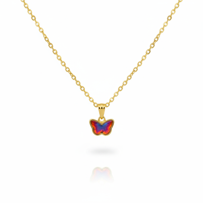 Minimal Kelebek Kolye