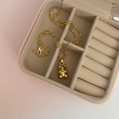 Altın Kaplama Ayıcık Kolye