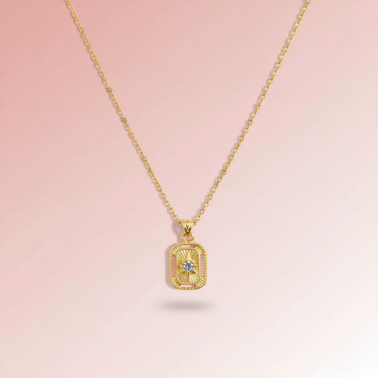 Çelik Gold Kutup Yıldızı Kolye