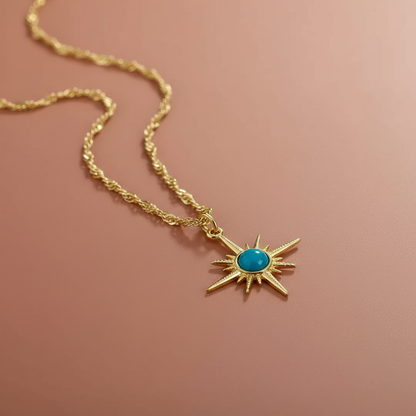 Çelik Singapur Zincir Güneş Kolye