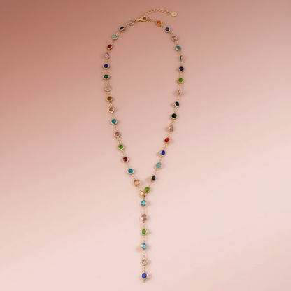 Taşlı Y Model Kolye