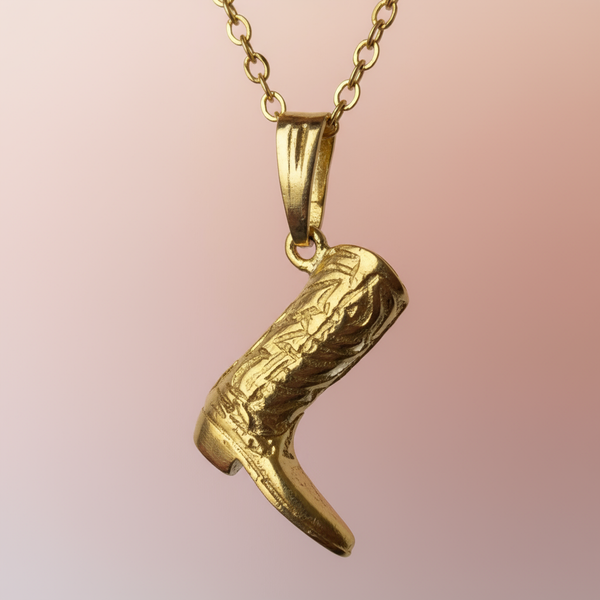 Trend Kovboy Bot Kolye - İrva Collection