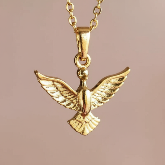 Çelik Anka Kuşu Kolye