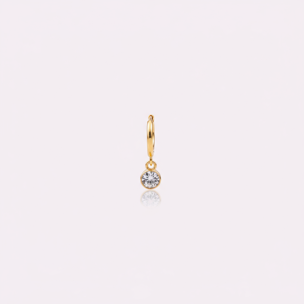 Mini Taşlı Küpe Set