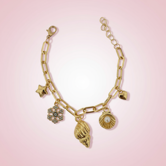 Deniz Kabuklu Charm Bileklik