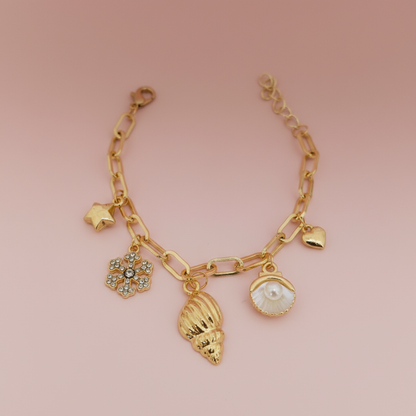 Deniz Kabuklu Charm Bileklik