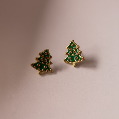 Çam Ağacı Küpe - Yılbaşı Özel