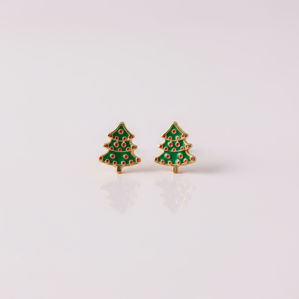 Çam Ağacı Küpe - Yılbaşı Özel