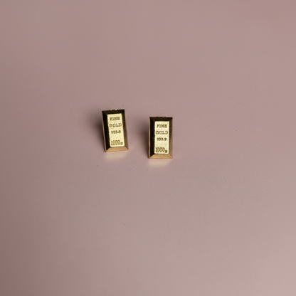 Viral Külçe Altın Küpe