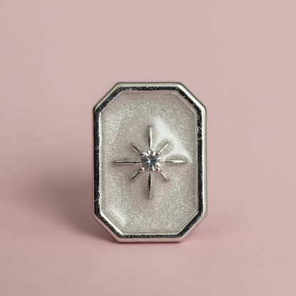 Mineli Kutup Yıldızı Küpe